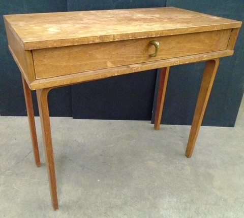 VERY RARE - 1948 THONET - WRITING DESK - Rare Wood Veneer Top - NOT LAMINATE Cover