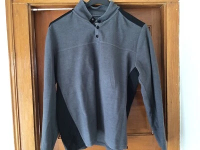 Pullover Alfani cuello falso gris negro XL Foto 1 de 4