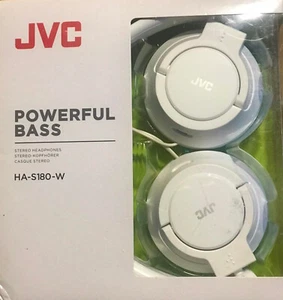 JVC On-Ear-Kopfhörer HA-S180, weiß Powerful BASS Neu & OVP! - Bild 1 von 1