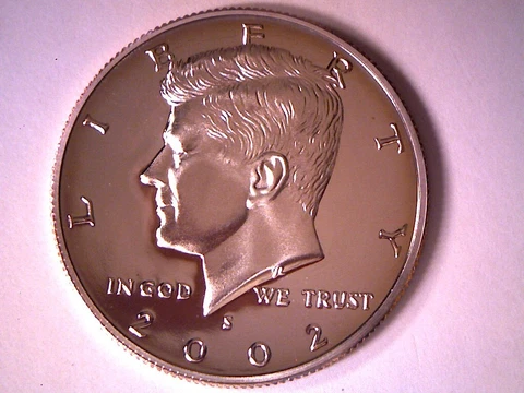 2002 S PROOF KENNEDY HALF DOLLAR *FREE SHIPPING* IN STOCK Cover