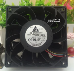 for Delta TFC1212DE 120mm 12cm PWM 252CFM 12038 DC 12V cooling fans #JIA - Picture 1 of 4
