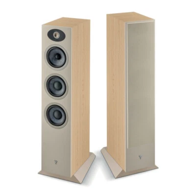 FOCAL THEVA N2 LIGHT WOOD COPPIA DI DIFFUSORI ACUSTICI DA PAVIMENTO NUOVI - Immagine 1 di 4