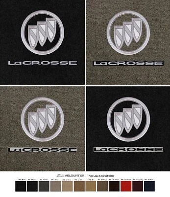Lloyd Mats Velourtex Buick LaCrosse Double Logo Front Floor Mats (2005-2016)  - Image 1 of 4
