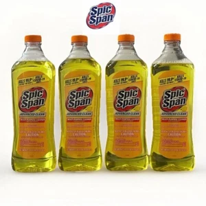 (PAQUETE DE 4) Limpiador multiusos desinfectante Spic And Span aroma a limón 20 fl oz - Imagen 1 de 1