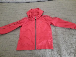 Nike Sportswear Youth Large (6) Track Hooded Jacket Red - Picture 1 of 4