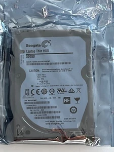Seagate Momentus Laptop Thin 500GB 2.5" SATA 6Gb/s HDD - Brand New Sealed - Picture 1 of 3