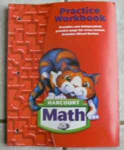 Harcourt MATH, gr. 2 / 2nd BRAND NEW Practice Workbook 164-pages - Picture 1 of 7