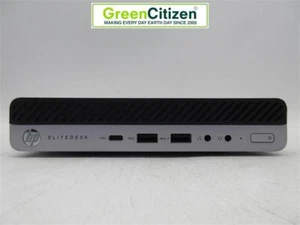 HP EliteDesk 800 G3 DM Intel Core i5-6500T 2.5GHz 8GB RAM 180GB SSD - Picture 1 of 12