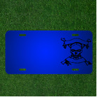 Custom Personalized License Plate With Add Names To Skull Cross Bones Banners