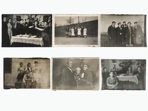 Vintage Echtfotos Menschen UdSSR Set 1945 Originalfotos nach 2.WK Hochzeit - Bild 1 von 9