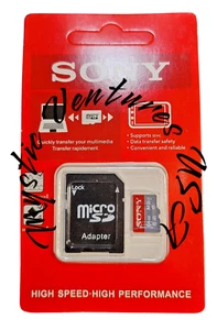 Carte mémoire flash micro SD/TF 64 Go 128 Go 256 G 512 Go 1 To SONY haute vitesse VOUS CHOISISSEZ - Photo 1 sur 6