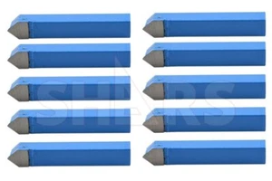 "Brocas de herramienta con punta de carburo de 1/4" estilo D grado C6 SHARS 10 piezas ¡NUEVAS!{ - Imagen 1 de 2