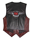 Harley Davidson Women's Leather Vest 95th Anniversary Small 1998