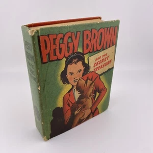 PEGGY BROWN AND THE SECRET TREASURE #1423 BLB Big Little Books 1947 - Bild 1 von 7