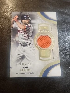 JOSE ALTUVE 2021 Topps Tier One Game Used Jersey /399 Card. ASTROS. MINT. - Picture 1 of 2