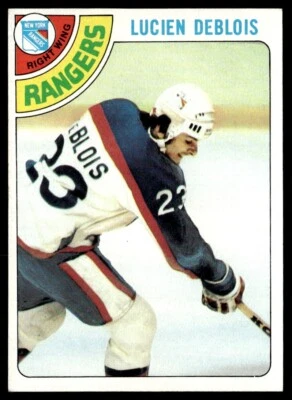1978-79 Topps Lucien DeBlois Rookie New York Rangers #136 - Image 1 of 2
