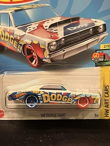 Hot Wheels 1968 Dodge Dart White Diecast USED Sealed NM Condition - Picture 1 of 3