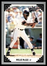 1991 Leaf #360 Willie McGee    San Francisco Giants