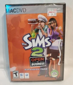 The Sims 2 Open for Business MAC DVD 2004 Expansion Pack Sealed complete in box - Picture 1 of 9