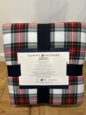 tommy hilfiger stewart plaid flannel comforter set
