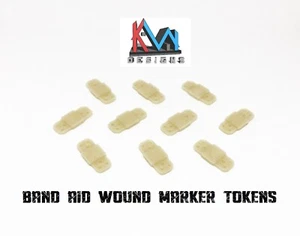 3D Printed - Band Aid Wound Marker Tokens (Set of 10) - Picture 1 of 2