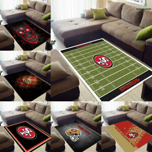 San Francisco 49ers Rugs Anti-Skid Living Room Bedroom Area Rug Floor Mat Carpet