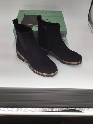 Kensie Kayla B женщин Chelsea искусственной замши ботильоны черный размер 9 новый - Изображение 1 из 4