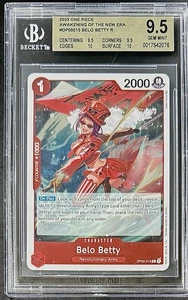BGS 9.5 One Piece OP05-015 R Belo Betty - English - Awakening of the New Era - Picture 1 of 2