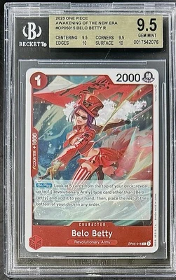 BGS 9.5 One Piece OP05-015 R Belo Betty - English - Awakening of the New Era - Image 1 of 2