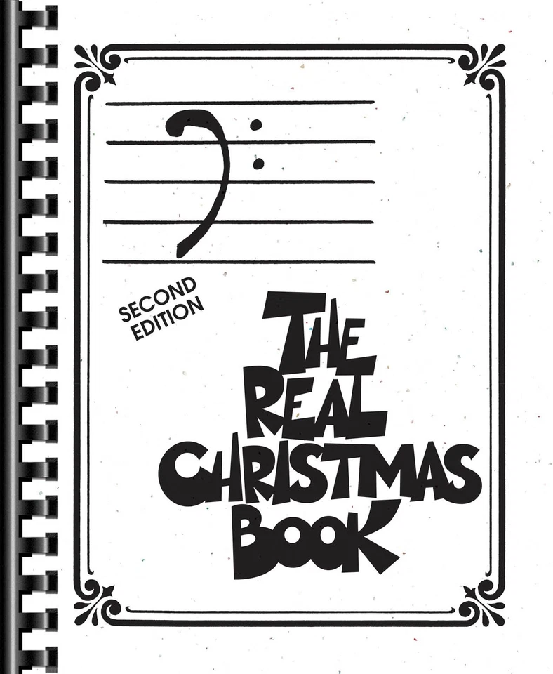 The Real Christmas Book 2nd Edition Bass Clef Instruments Fake Jazz Sheet Music - Image 1 of 1