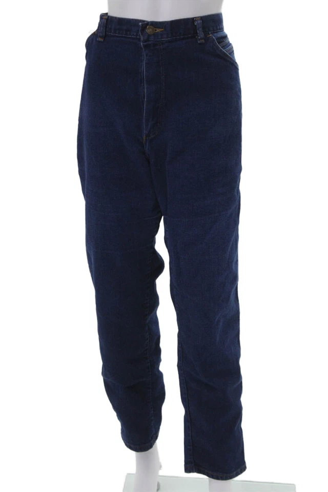 Wrangler Women Mom Tapered Jeans Dark Blue Button Mid Rise Size 18 - Image 1 of 4