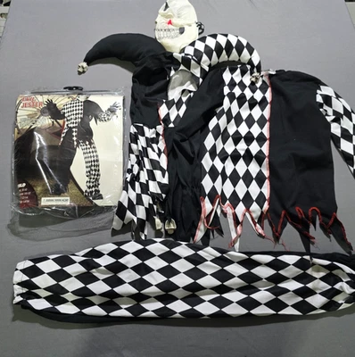 DEFECTO Bufón Malvado Disfraz Halloween Niños Pequeño 8-10) Vestir Juventud Edad 8+ Foto 1 de 4