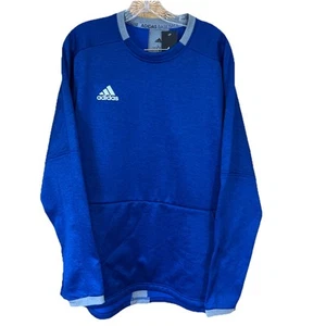 Adidas Béisbol Hombre’s Sudadera Talla L Azul Gris Cuello Redondo Pullover Adulto Nuevo con Etiquetas - Imagen 1 de 7