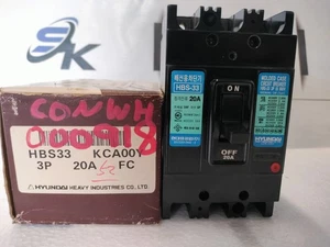 Nuevo disyuntor Hyundai HBS-33 20A de 3 polos - Imagen 1 de 4