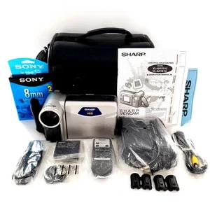Sharp Viewcam VL-AH151U Hi-8 Analog Camcorder Tested & Works Please Read Details - Picture 1 of 12