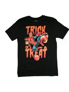 Boy's Spider-Man Halloween Shirt Size XL NEW Marvel, Trick or Treat - Picture 1 of 2