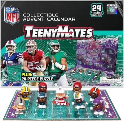 TeenyMates  NFL Advent Calendar Party Animal 24 Figures NEW TMANF25 - Image 1 of 4