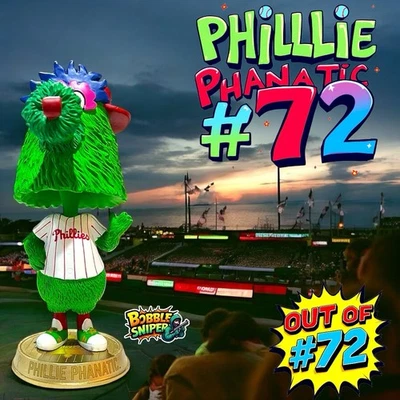 PHILLIE PHANATIC Philadelphia Phillies Mascot Variant Bighead MLB #72 Bobblehead - Image 1 of 4