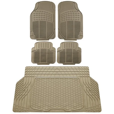 FH Group Universal Fit Trimmable Rubber Car Floor Mats All Weather & Cargo Mat - Image 1 of 4