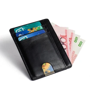 Anti-theft Card Pack Credit Holder Minimalist Slim Front Pocket Men Wallet - Picture 1 of 11
