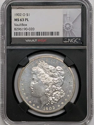 1902 年 O 版 MS63PL NGC 摩根精制类似 — 第 1/2 张图片
