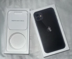 iPhone 11 64 Go noir d'origine Apple **boîte vide** uniquement - Photo 1 sur 2