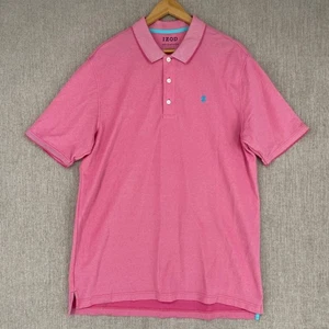Camisa Polo IZOD Advantage Performance Hombre Grande Alta Rosa Golf Manga Corta Tejida - Imagen 1 de 10