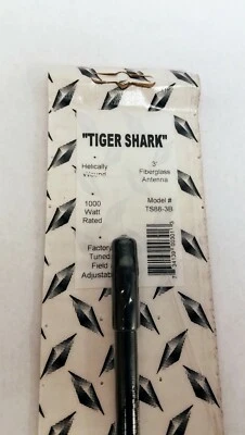 3ft. Black Fiberglass CB Radio Antenna - Image 1 of 3