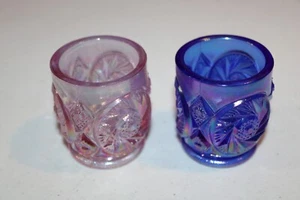 PAR DE SOPORTES PARA PALILLOS DE DIENTES FENTON (NO ESTOY SEGURO) VINTAGE - EN MUY BUENA CONDICIÓN - Imagen 1 de 5