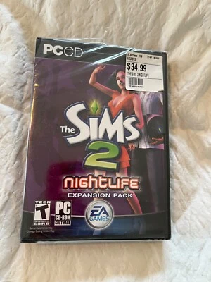 The Sims 2 Nightlife PC Game Complete 2005 Expansion Pack - never opened New - Image 1 of 4