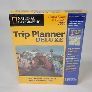 Trip Planner USA & Canada Deluxe Special Edition 1999 National Geographic - Picture 1 of 8