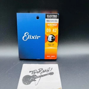 Elixir NANOWEB Super Light #12002 Electric Guitar Strings - .009-.042 New - Picture 1 of 6