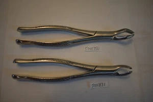 5001931 5001831 SET OF 2 DENTAL EXTRACTING FORCEPS 53R & #17 - Picture 1 of 1