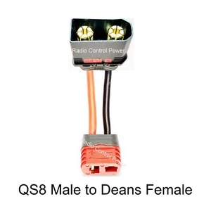 RCP-QS8 MALE TO DEANS T PLUG FEMALE SINGLE ADAPTER - Picture 1 of 20